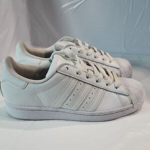 Adidas SuperStar Sneakers All White  Womens Size 5